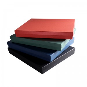 Caixa de presente de lenço de seda de roupas de caixa personalizada multicolorida